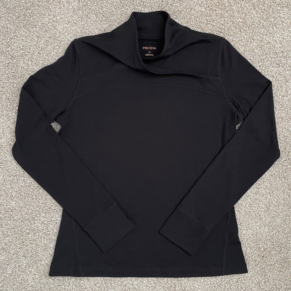 Indyeva Women’s Long Sleeve Black Strika III Top Size M - Picture 4 of 7